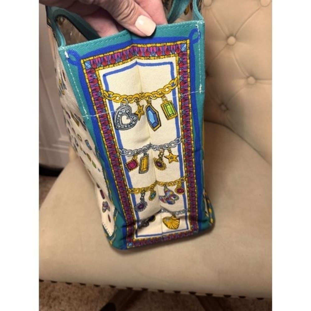 Brighton Canvas Tote Charmed Love - Picture 4 of 9